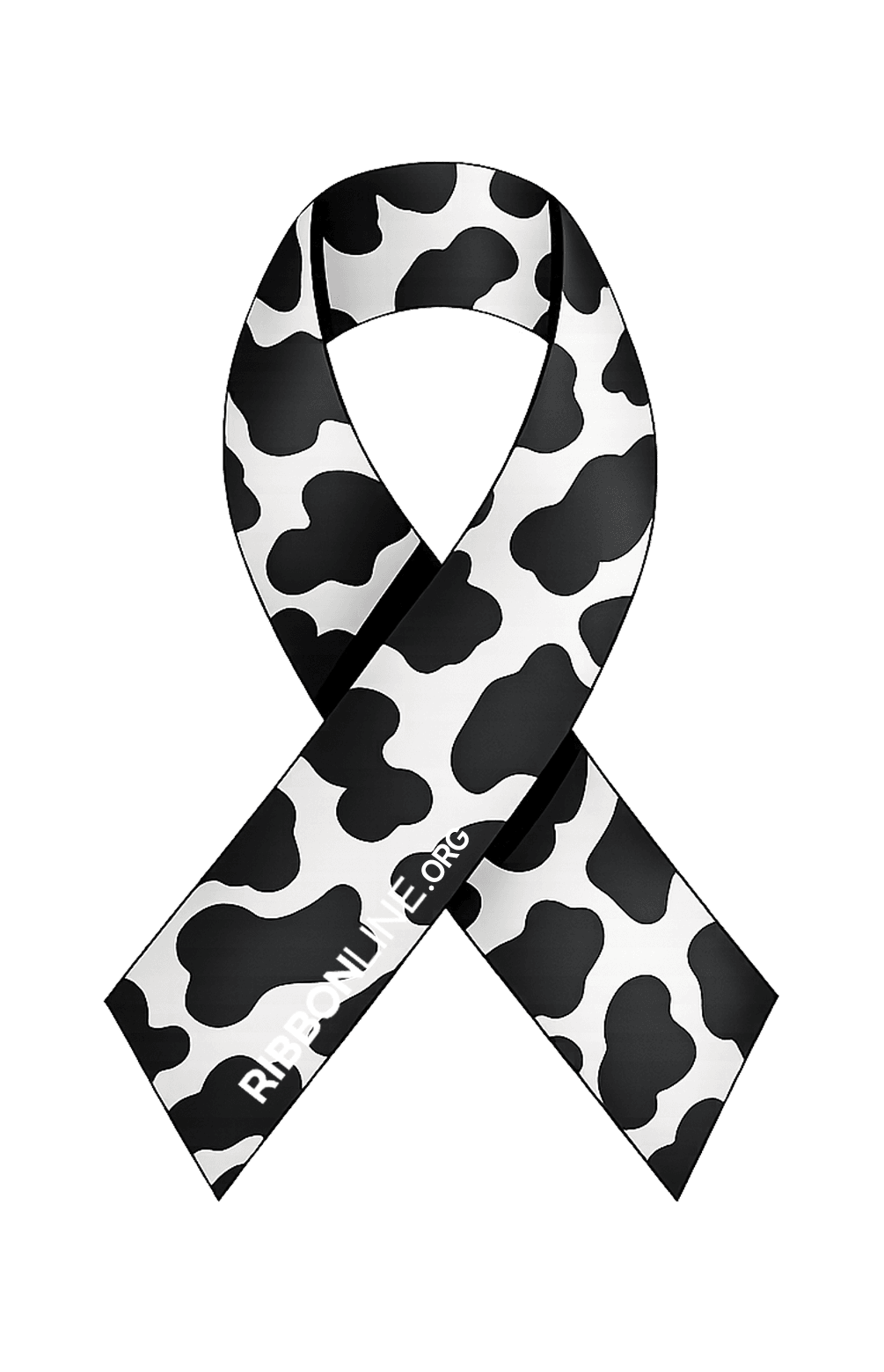 Cow Print Ribbon