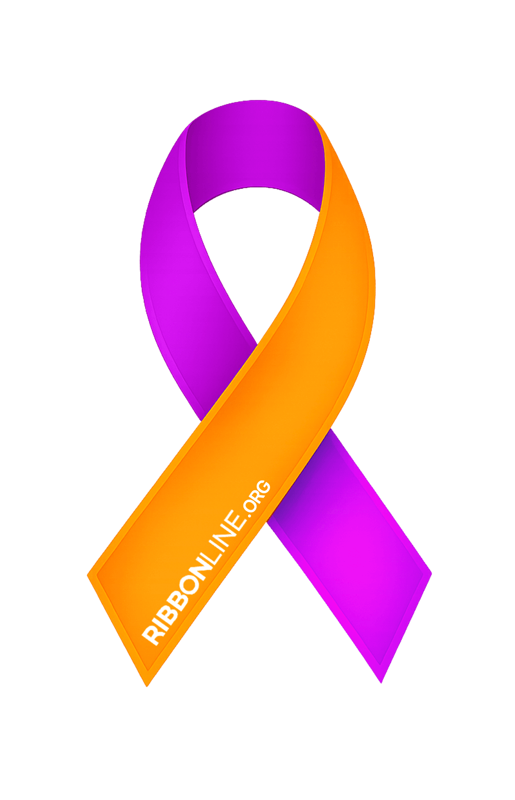 Orchid Orange Ribbon