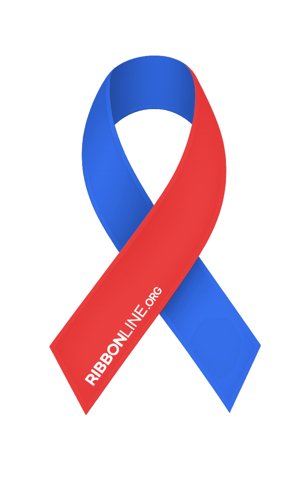 Red Blue Ribbon