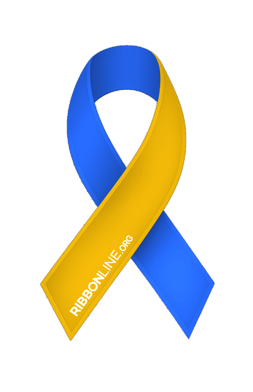 Yellow Blue Ribbon