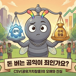 “돈 버는 공익이 죄인가요?” CSV(공유가치창출)의 오해와 진실