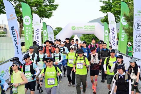 제주삼다수 ‘생명을 살리는 100km’ 옥스팜 트레일워커와 5년째 동행