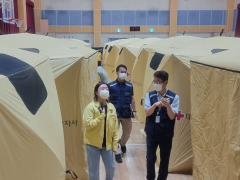 쿠팡 물류센터 화재 이재민 임시주거시설 안전 확보… 한국교육시설안전원 ‘긴급대응반 급파’