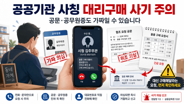 [사기주의] “시청 김주무관입니다, 대신 사주세요”…신종피싱 계좌 한 달 4935건 임시조치