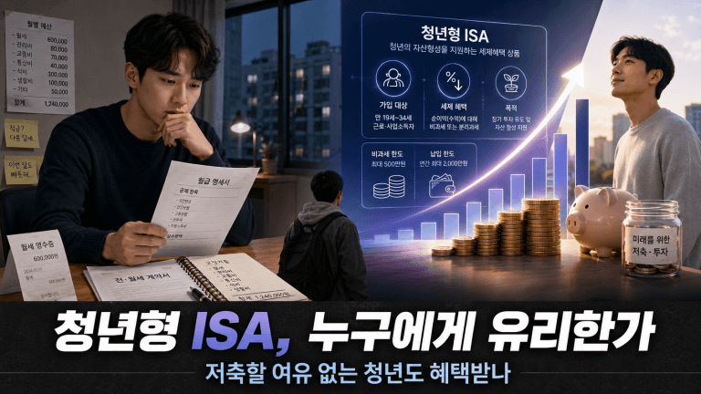 [정책 검증] “10% 돌려받는다?” 청년형 ISA, 저축할 여유 있는 청년에게 더 유리한가