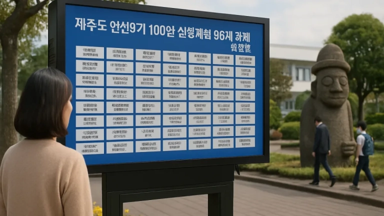 제주도, 민선9기 100일 실행계획 96개 과제 추진현황 온라인 상황판 공개