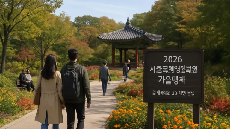 매헌시민의숲에서 열리는 2026 서울국제정원박람회 가을행사 프로그램 안내