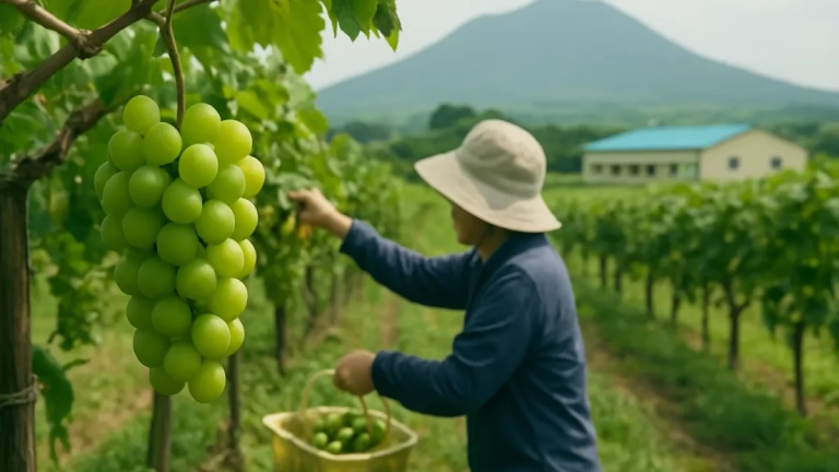제주 샤인머스켓, 9월 상순부터 도내 하나로마트서 판매 예정
