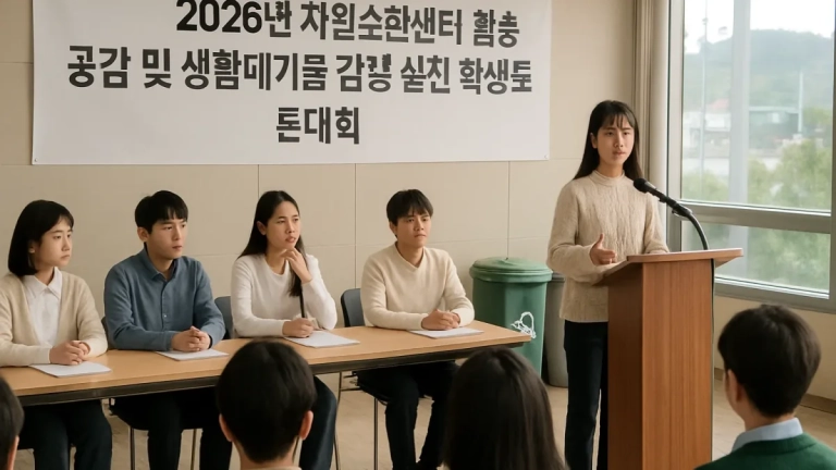 인천, ‘2026년 자원순환센터 확충 공감 및 생활폐기물 감량 실천 학생토론대회’ 개최