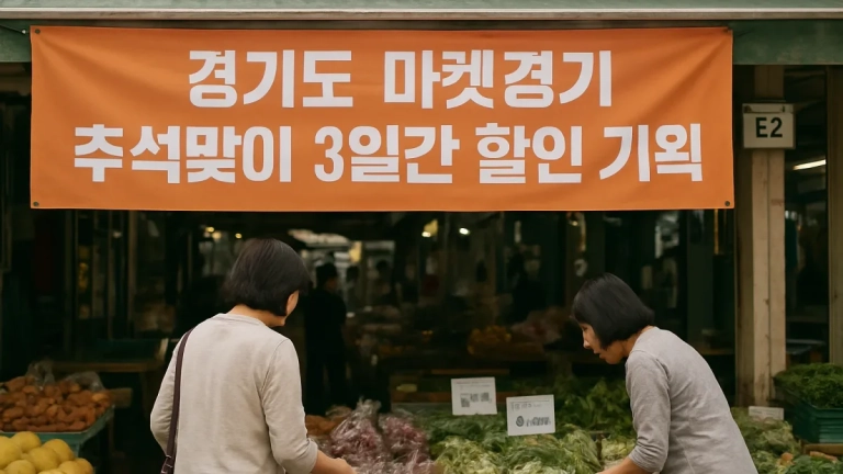 경기도, ‘마켓경기’ 추석맞이 3일간 할인 기획전