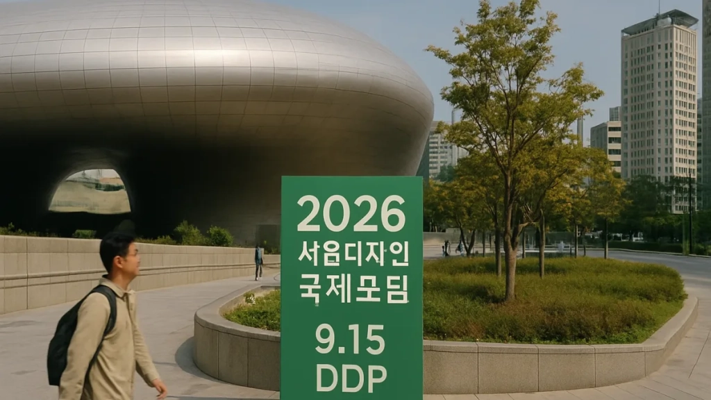 서울, 9월15일 DDP서 ‘2026 서울디자인국제포럼’ 개최