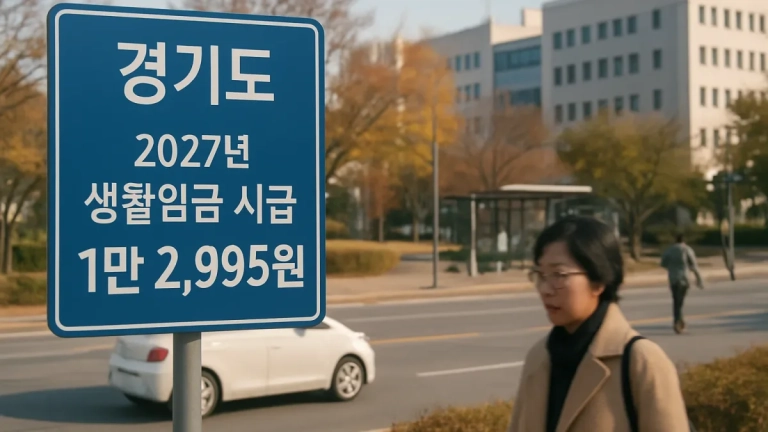 경기도, 2027년 생활임금 시급 1만 2,995원 확정