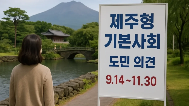 제주도, ‘제주형 기본사회’ 도민 의견 9월14일~11월30일 수렴