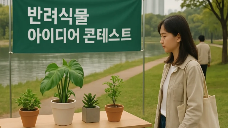 경기도, 반려식물 아이디어 콘테스트 10일 화성 동탄호수공원에서 개최