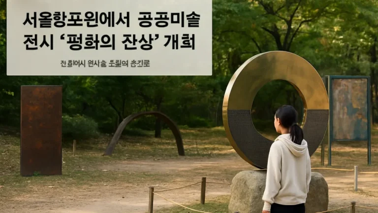 서울창포원에서 공공미술 전시 ‘평화의 잔상’ 개최