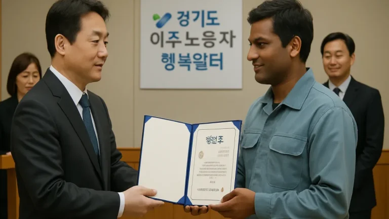 경기도, 이주노동자 행복일터 인증서·현판 15개 기업에 수여