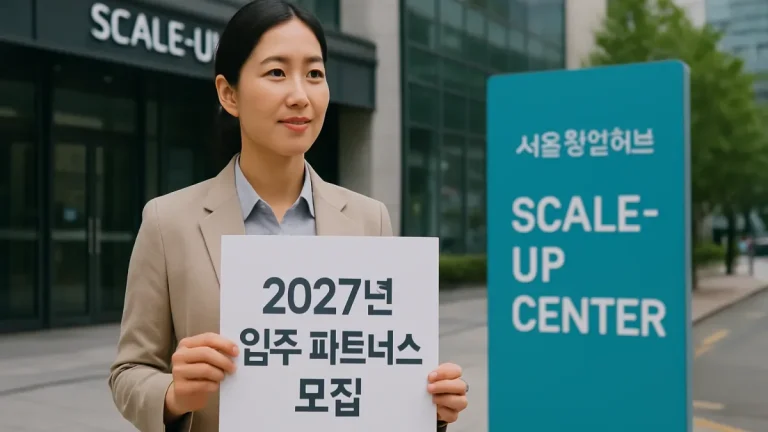 서울창업허브 스케일업센터, 테헤란로서 2027년 입주 파트너스 9개사 모집